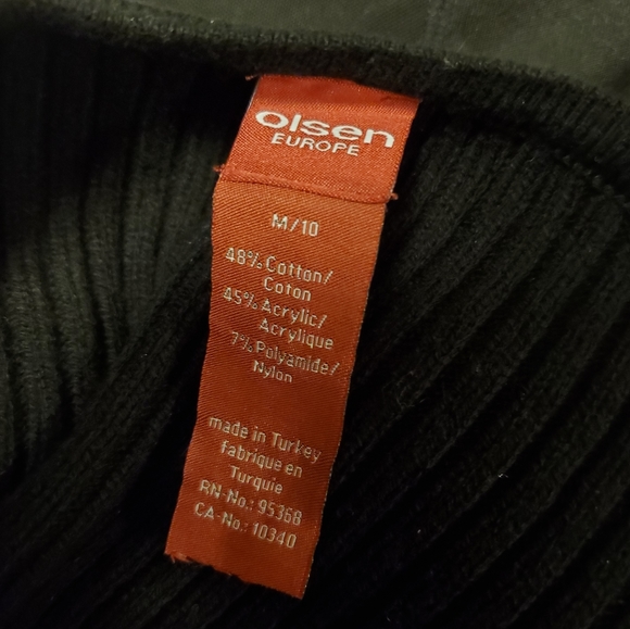 Olsen striped knit cardigan w/ belt - Picture 5 of 5